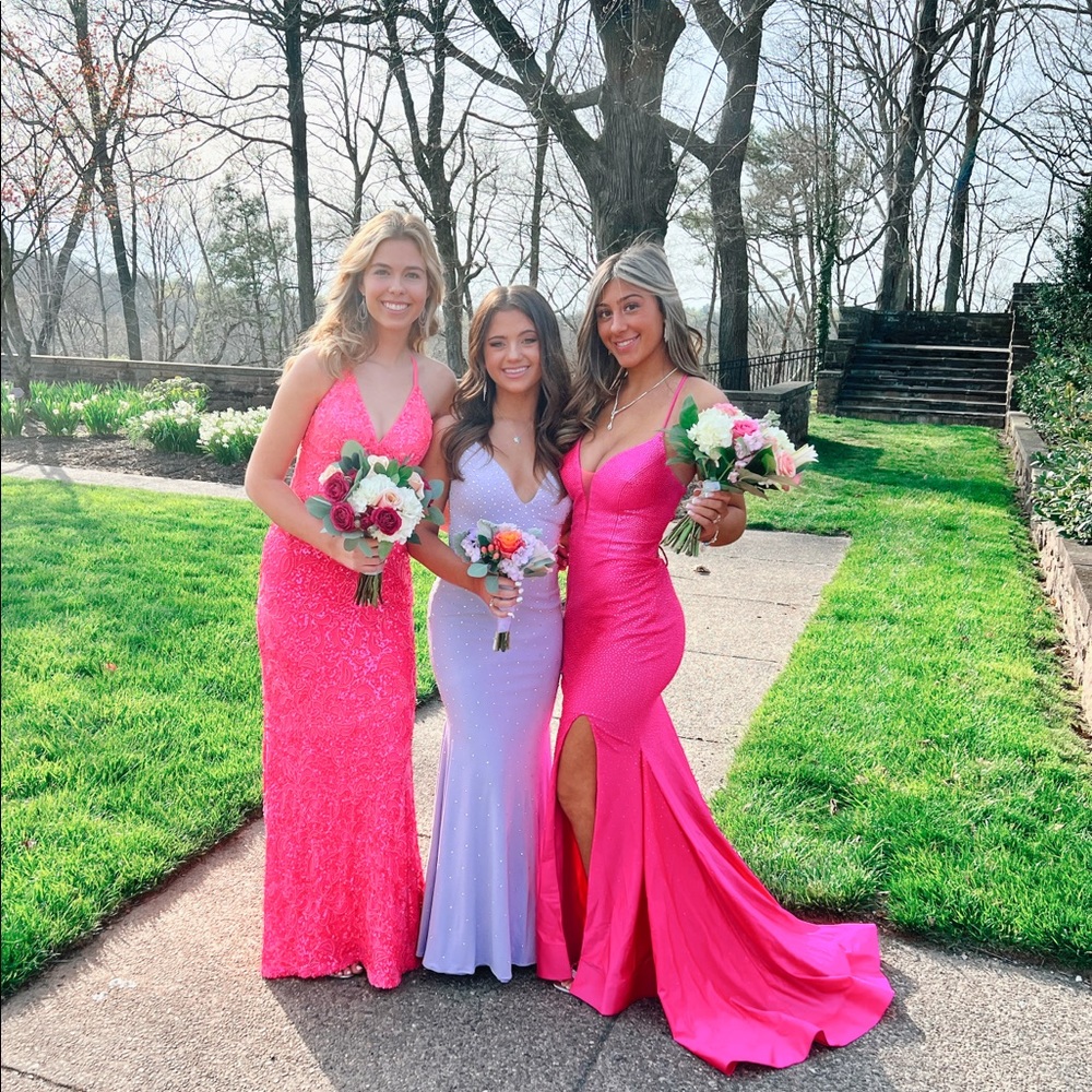 hot pink dress